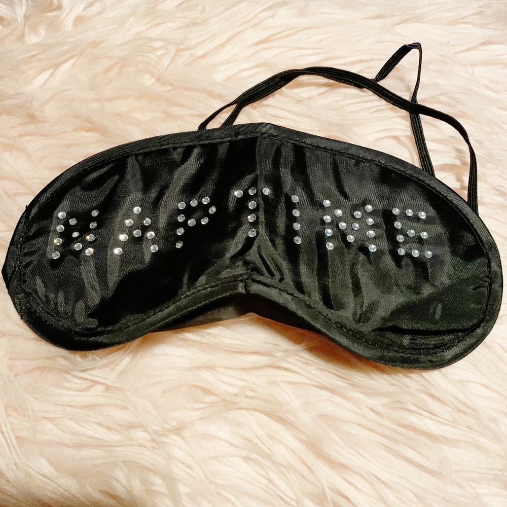 Naptime Rhinestone Sleep Mask - Picture 3 of 4